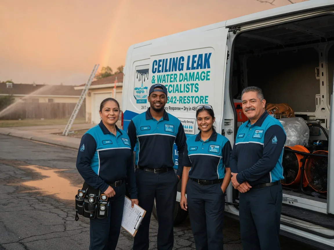 Ceiling Leak Cleanup company in Crum Lynne, PA